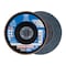 Pferd 4" x 5/8" A.H. POLIFAN Flap Disc - Z SG POWER STEELOX, Zirconia, 40 Grit, Flat 62138 - alternate 1